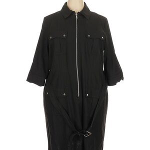 Michael Kors Black Utility Jacket Dress